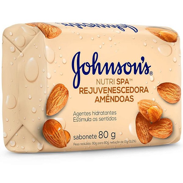 Sabonete Johnsons Amendoas 80Gr - Embalagem 12X80 GR - Preço Unitário R$2,43