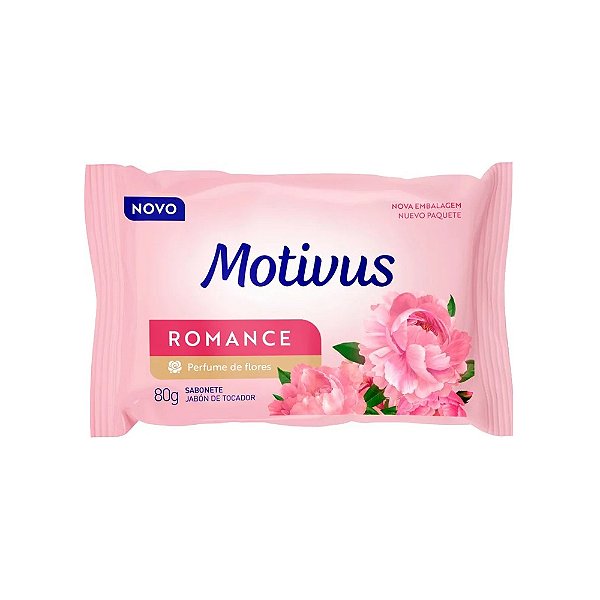 Sabonete Motivus Romance Rosa 80Gr - Embalagem 12X80 GR - Preço Unitário R$0,99
