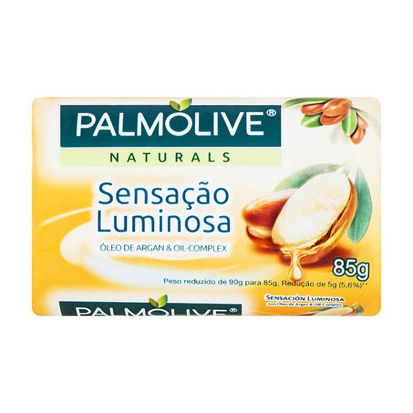 Sabonete Palmoline Suave Oleo De Argan Sensacao Luminosa 85Gr - Embalagem 12X85 GR - Preço Unitário R$2,39