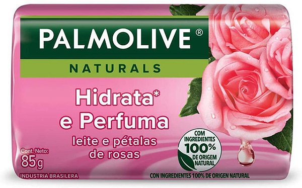 Sabonete Palmolive Suave Hidrata E Perfuma Leite E Petalas De Rosas 85Gr - Embalagem 12X85 GR - Preço Unitário R$2,39