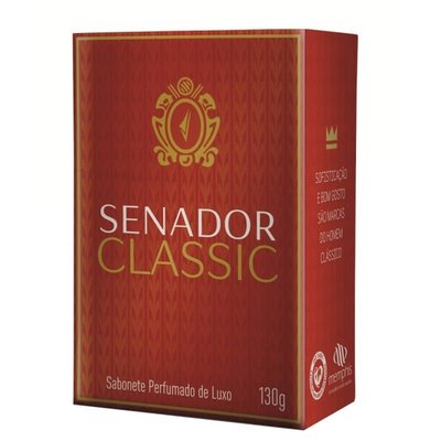 Sabonete Senador Classic 130Gr - Embalagem 12X130 GR - Preço Unitário R$6,42