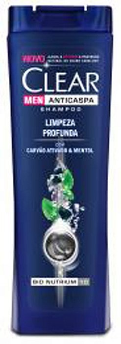 Shampoo Clear Anticaspa Men Limpeza Profunda 200Ml - Embalagem 1X200 ML