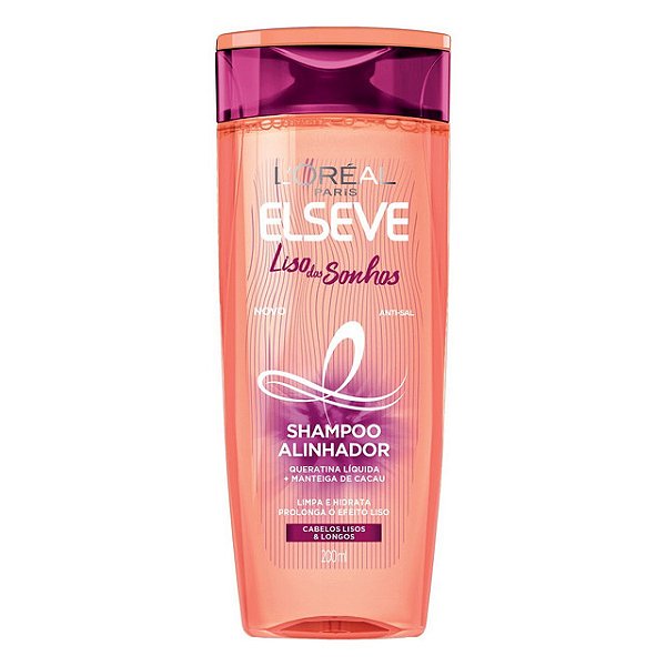 Shampoo Elseve Liso Dos Sonhos Alinhador 200Ml - Embalagem 1X200 ML
