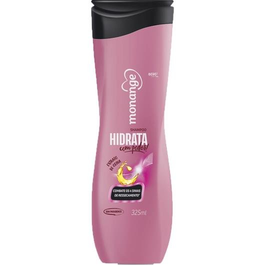Shampoo Monange Hidrataçao Com Poder 325Ml - Embalagem 1X325 ML