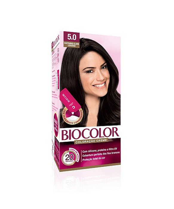Tintura Para Cabelo Biocolor 5.0 Castanho Claro Mini Kit - Embalagem 1X1 UN