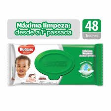 Lenco Umedecido Refil Toalha Huggies Max Clean Com 48 Lencos - Embalagem 1X48 UN
