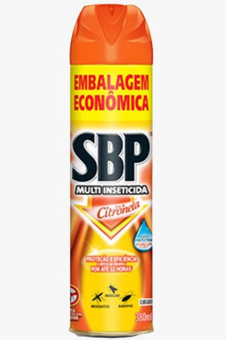 Inseticida Aerossol Sbp Multi Citronela 380Ml - Embalagem 6X380 ML - Preço Unitário R$14,87