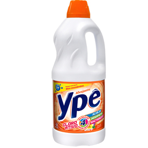 Alvejante Liquido Ype Flores Da Primavera 2 Litros - Embalagem 6X2000 ML - Preço Unitário R$8,02