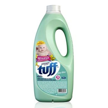 Amaciante De Roupas Tuff Plus Aloe Vera 2 Litros - Embalagem 6X2 LT - Preço Unitário R$6,39