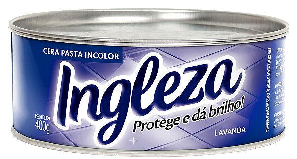Cera Pasta Ingleza Incolor 400Gr - Embalagem 1X400 GR
