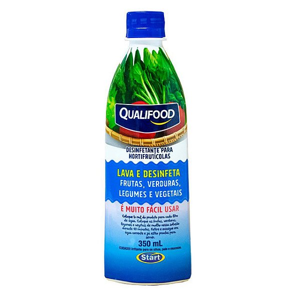 Desinfetante Sanitizante Para Hortifruticolas Qualifood 350Ml - Embalagem 1X350 ML
