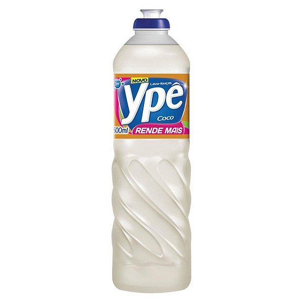 Detergente Liquido Lava Loucas Ype Coco 500Ml - Embalagem 24X500 ML - Preço Unitário R$2,46
