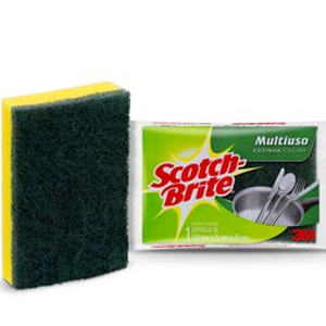 Esponja Bucha Scoth Brite Dupla Face - Embalagem 10X1 UN - Preço Unitário R$3,48