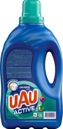 Lava Roupas Liquido Uau Active 3 Litros - Embalagem 1X3 LT
