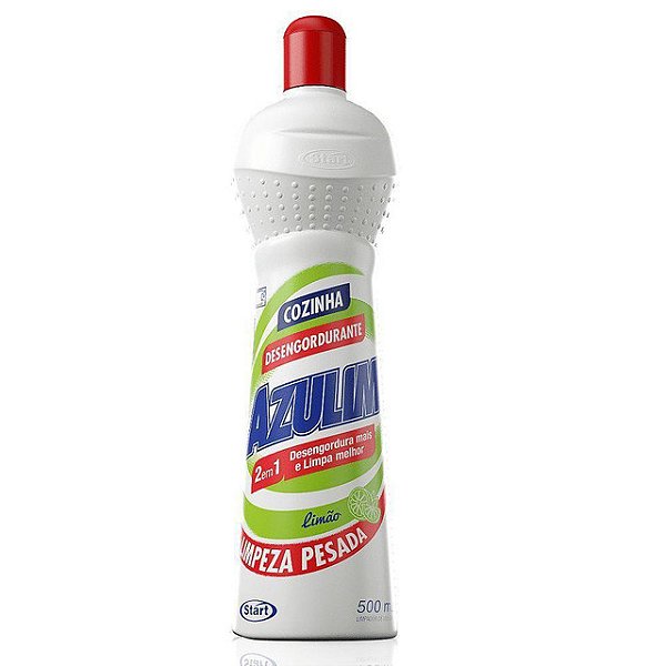 Limpador Azulim Desengordurante Limpeza Pesada Para Cozinha 500Ml - Embalagem 12X500 ML - Preço Unitário R$5,97