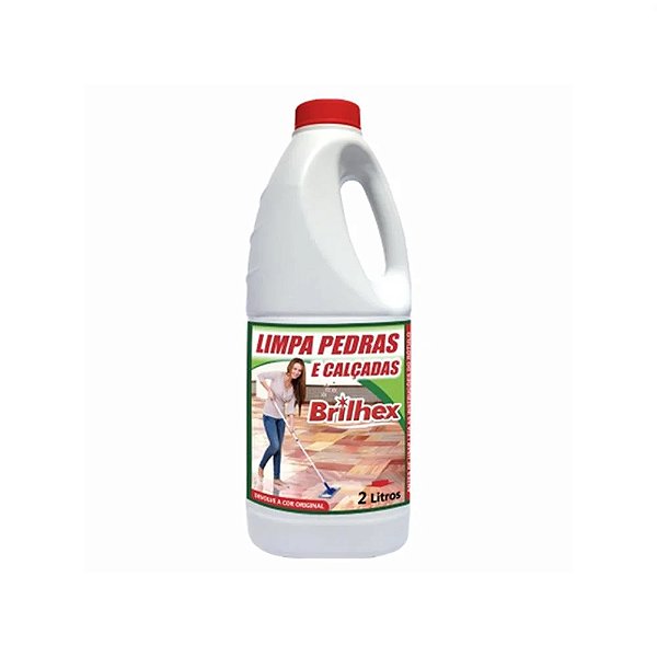 Limpa Pedras Brilhex 2 Litros - Embalagem 6X2 LT - Preço Unitário R$9,06
