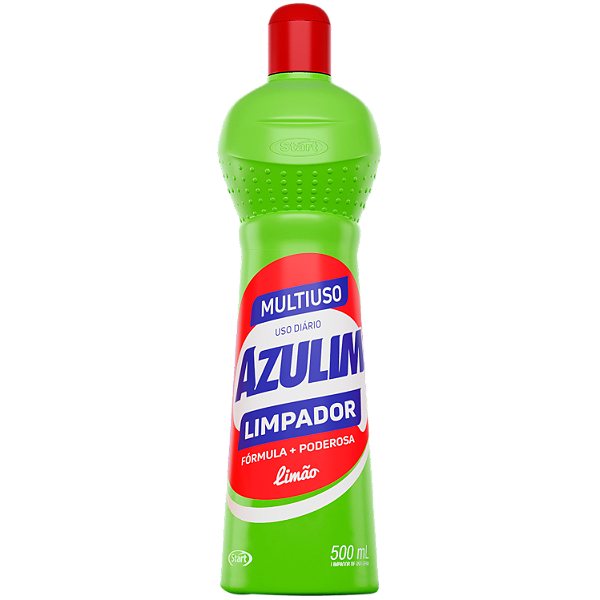 Limpador Azulim Start Multiuso Limao 500Ml - Embalagem 12X500 ML - Preço Unitário R$2,73