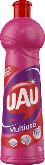 Limpador Uau Multiuso Floral 500Ml - Embalagem 24X500 ML - Preço Unitário R$3,89
