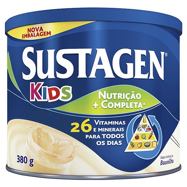 Complemento Alimentar Sustagen Kids Baunilha 380Gr - Embalagem 1X380 GR