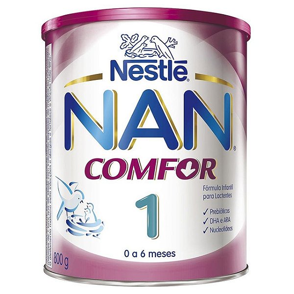 Leite Em Po Nan 1 Confort Lata 800Gr - Embalagem 1X800 GR