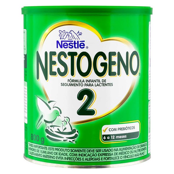 Leite Em Po Nestogeno 2 Lata 800Gr - Embalagem 1X800 GR
