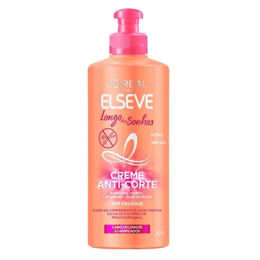 Creme De Cabelo Para Pentear Elseve Longo Dos Sonhos 250Ml - Embalagem 1X250 ML
