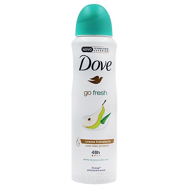 Desodorante Aerossol Dove Feminino Go Fresh Pera E Aloe Vera 89Gr - Embalagem 1X89 GR
