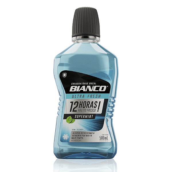 Antiseptico Bucal Bianco Supermint 500Ml - Embalagem 1X500 ML