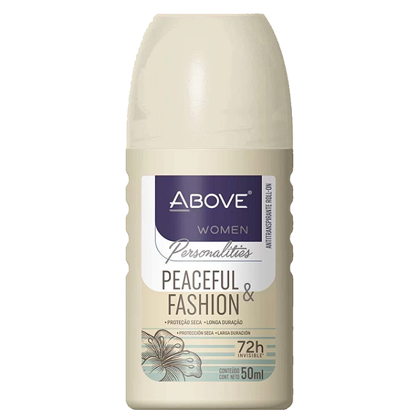Desodorante Rollon Above Feminino Pers Peaceful Fashion 50Ml - Embalagem 1X50 ML