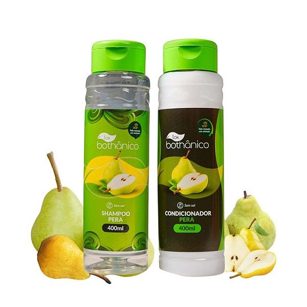 Kit Tok Bothanico Sampoo 400Ml + Condicionador 400Ml Pera - Embalagem 1X2 UN
