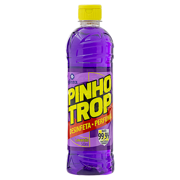 Desinfetante Pinho Trop Lavanda 500Ml - Embalagem 24X500 ML - Preço Unitário R$4,22