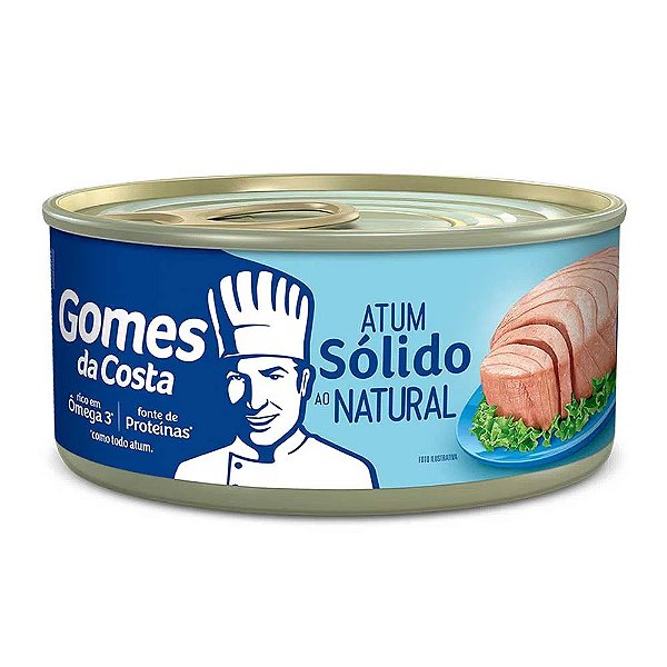 Atum Solido Gomes Costa Natural 170Gr - Embalagem 1X170 GR