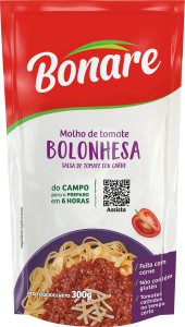Molho De Tomate Bonare Bolonhesa Sache 300Gr - Embalagem 30X300 GR - Preço Unitário R$3,00