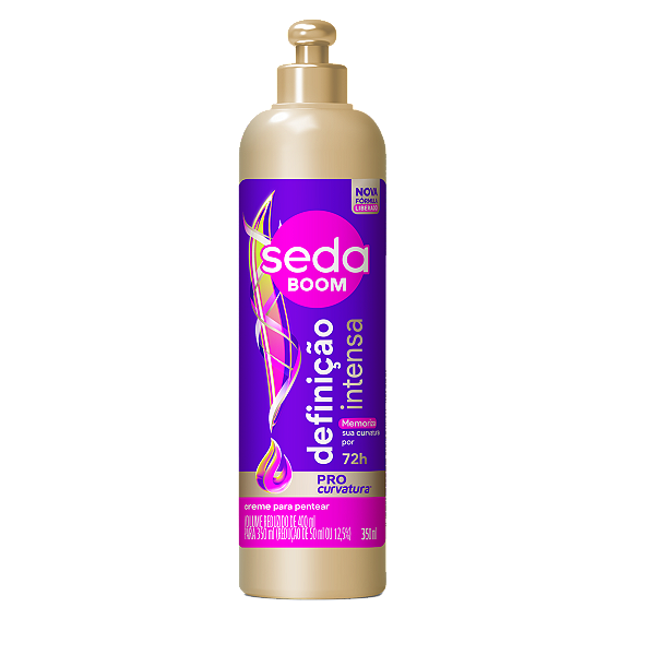 Creme De Cabelo Para Pentear Seda Boom Definiçao Intensa 350Ml - Embalagem 1X350 ML