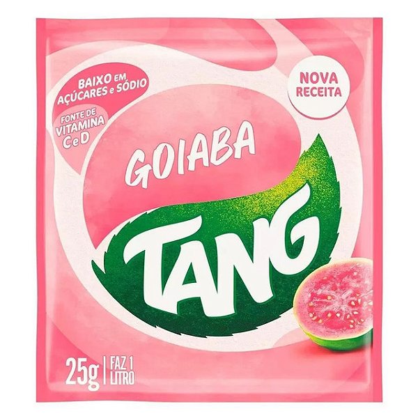 Refresco Em Po Tang Adocado Goiaba 18Gr - Embalagem 18X18 GR - Preço Unitário R$1,06