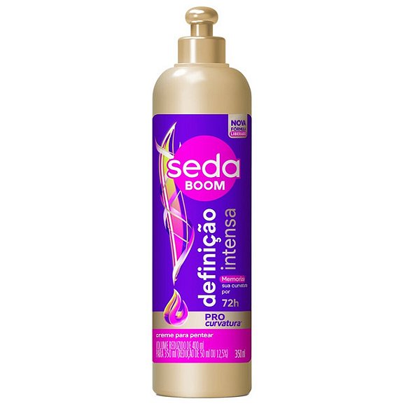 Creme De Cabelo Para Pentear Seda Boom Volume Maximo 350Ml - Embalagem 1X350 ML