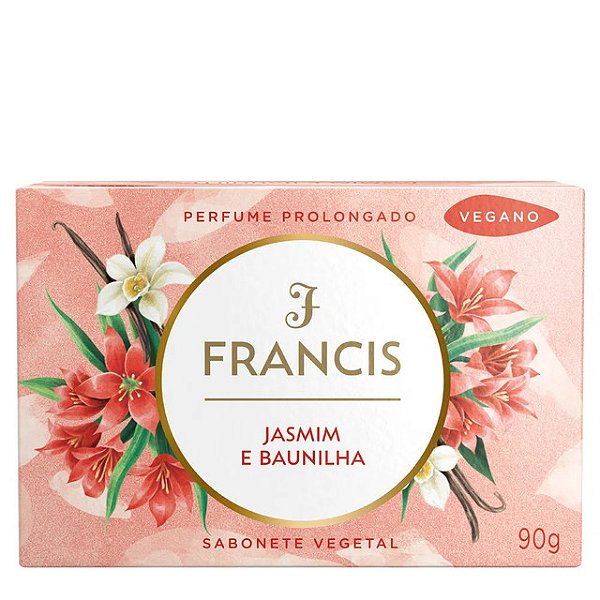 Sabonete Francis Caixa Vermelho Jasmim Do Nilo 90Gr - Embalagem 12X90 GR - Preço Unitário R$3,16
