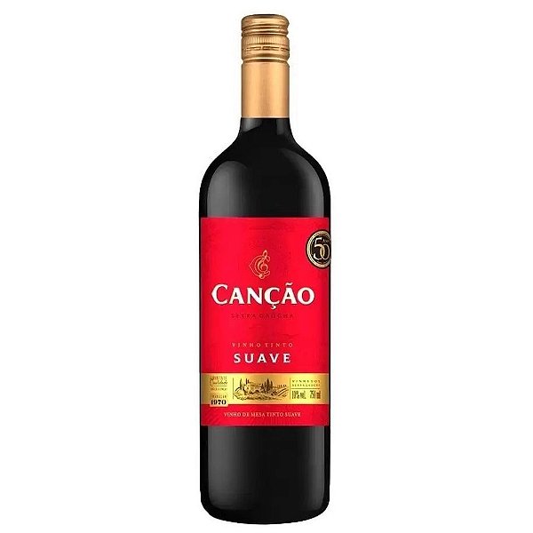 Vinho Cancao Tinto Suave 750Ml - Embalagem 12X750 ML - Preço Unitário R$14,53