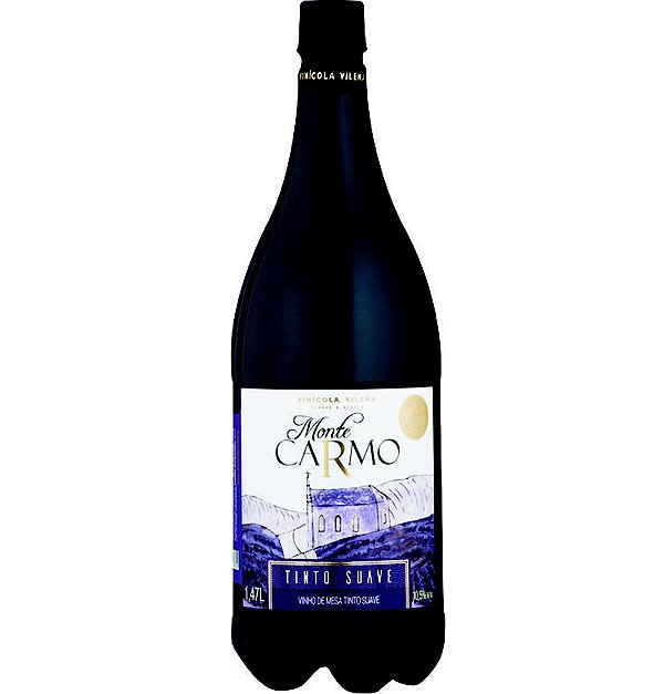 Vinho Monte Carmo Tinto Suave Pet 1,47 Litros - Embalagem 6X1,47 LT - Preço Unitário R$14,00