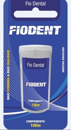 Fio Dental Fiodent Blister 100 Metros - Embalagem 12X100 MT - Preço Unitário R$3,80