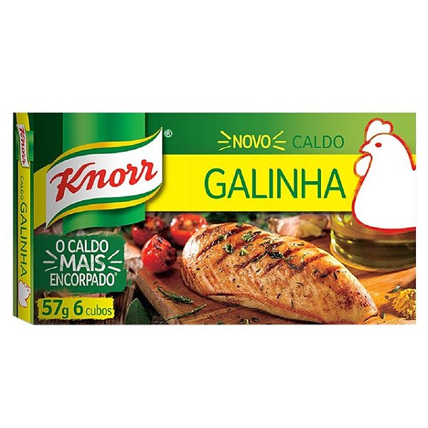 Caldo Knorr Galinha 57Gr - Embalagem 10X57 GR - Preço Unitário R$2,52