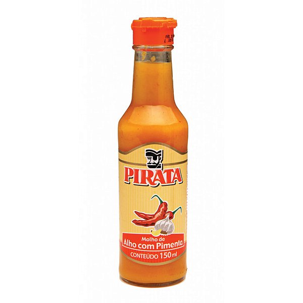 Molho De Alho Com Pimenta Pirata 150Ml - Embalagem 6X150 ML - Preço Unitário R$3,21