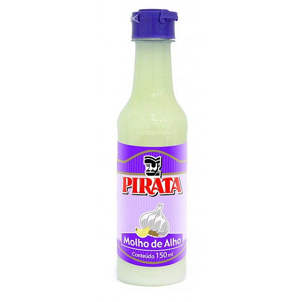 Molho De Alho Pirata 150Ml - Embalagem 6X150 ML - Preço Unitário R$3,21