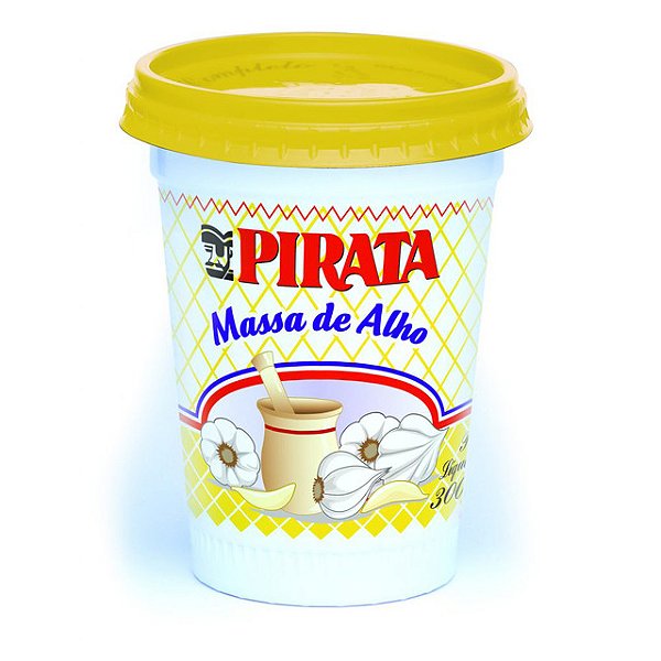 Tempero Pirata Massa De Alho Pote 300Gr - Embalagem 12X300 GR - Preço Unitário R$3,65