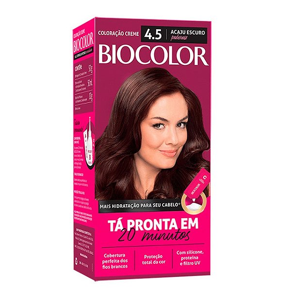 Tintura Para Cabelo Biocolor 4.5 Acaju Escuro Poderoso Mini Kit - Embalagem 1X1 UN