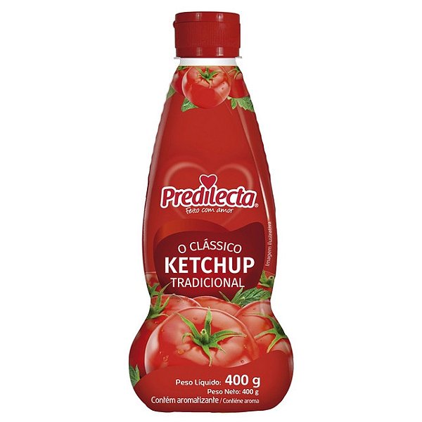 Catchup Predilecta Tradicional Pet 400Gr - Embalagem 1X400 GR