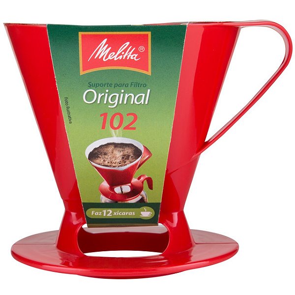 Suporte Porta Filtro Cafe Tamanho 102 Melitta - Embalagem 12X1 UN - Preço Unitário R$10,16