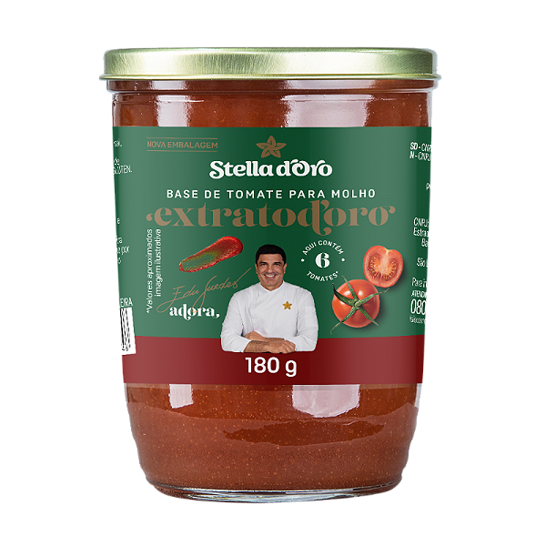 Extrato De Tomate Stella Doro Copo 180Gr - Embalagem 24X180 GR - Preço Unitário R$3,12