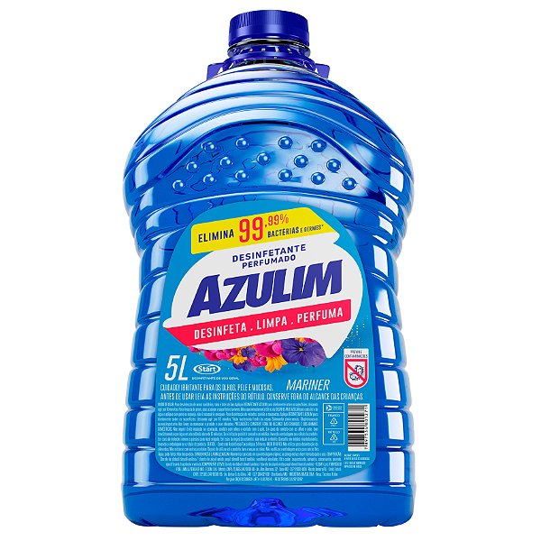 Desinfetante Institucional Azulim Mariner 5 Litros - Embalagem 1X5 LT