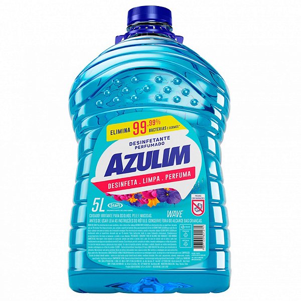 Desinfetante Institucional Azulim Wave 5 Litros - Embalagem 1X5 LT